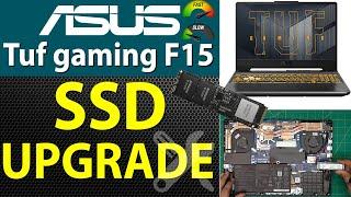 How to Upgrade Storage (SSD/HDD) Asus Tuf Gaming F15 FX506H Laptop