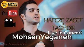 Mohsen Yeganeh - concert - hafeze zaeef + taghdir - محسن یگانه اجرا آهنگ های حافظه ضعیف و  تقدیر