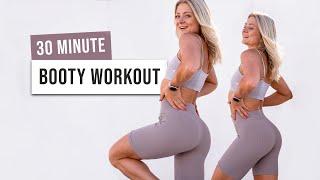 DAY 5: 30 MIN BOOTY WORKOUT - Intense No Repeat - Booty Burn - 7 DAY KILLER HIIT CHALLENGE