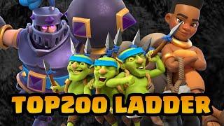 TOP200 LADDER WITH BROKEN MEGA KNIGHT RAM -Clash Royale-