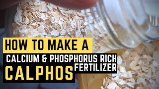 Organic Fertilizer: How to make Calphos | Calcium & Phosphorus Rich Fertilizer | PH