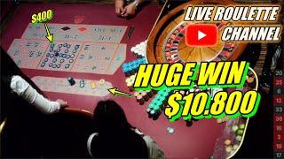  LIVE ROULETTE | Watch Biggest Win 10.800 In Las Vegas Casino  $100 Chips Inside  2024-12-10