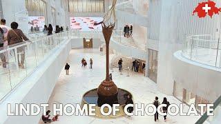 ZURICH  LINDT HOME OF CHOCOLATE | FACTORY TOUR [4K] | SWITZERLAND 2023 | Gerard Travel Vlogs