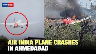 Ahmedabad Plane Crash Kills Over 260 People: World Mourns Air India's Major Tragedy | WATCH