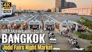 [BANGKOK] Jodd Fairs Market Ratchada "Street Food & Shopping At Night Market" | Thailand [4K HDR]