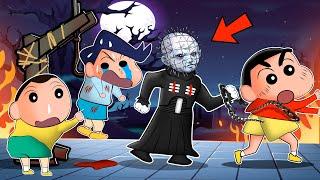 Shinchan Trying To Escape From The Pinhead In DBD  | Dead By Daylight The Cenobite | Horror Game 