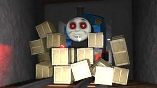 Thomas.exe Crashes Into Boxes! (The Tunnel - Roblox)