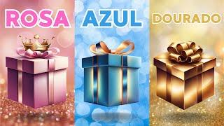 ESCOLHA SEU PRESENTE 🩷🩵 Choose your gift  3 gift box challenge  ELIGE TU REGALO 