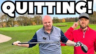 Lee is ready to QUIT Golf! | Can I save him with a golf lesson?...