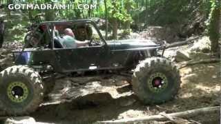 JIMS GARAGE BUGGY #6 AND MARK MATHIS HIT THE NASTY DIRT HILL