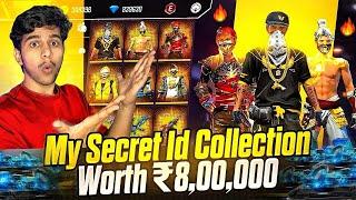 My Secret id Collection worth ₹8,00,000 in Free fire - Gaming with Raahim