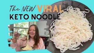 The NEW Viral Keto Noodle Recipe! (I tested it! Is it too good to be true?) #NOODLEFICATION