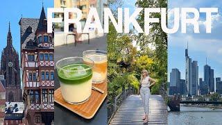 Exploring Frankfurt • moving to Germany, New Old Town, Chinese Garden, cafes ️ and food