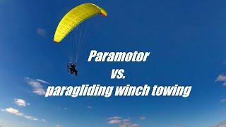Paramotor vs. Paragliding winch towing, how you want to be airborne!