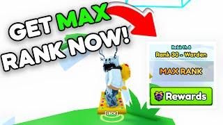 How To Get MAX RANK In Pet Simulator 99! (super easy.)