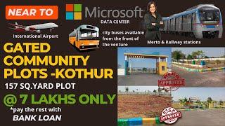 Affordable plots in Hyderabad-Kothur | RERA And DTCP Approved plots