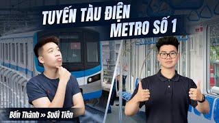 Tàu điện ngầm đầu tiên Việt Nam - HCMC Metro: Thanh toán không chạm, tàu êm không kém nước ngoài!