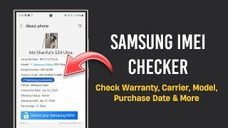 how to check samsung phone activation date | S24 Ultra | S25 Ultra