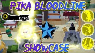 Shindo Life - MAX LEVEL PIKA-SENKO BLOODLINE SHOWCASE!!