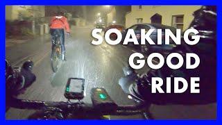 Soaking Good Cycle Ride | Rain, Hale and Wind | Early Morning Gravel Bike Ride | Cycling Couple