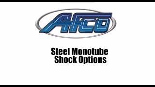 Racing Shocks: Steel Monotube Shock Options