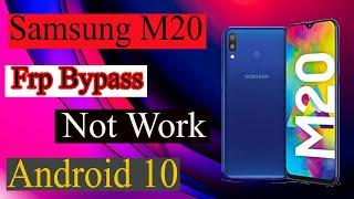 Samsung M20 (M205F) Frp Bypass Not Work Remove Google Account Lock Android 10