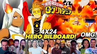 WOW! New Hero Rankings!! "Japanese Hero Billboard" My hero Academia Episode 4x24 Reaction Mashup