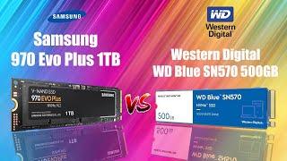 Samsung 970 Evo Plus 1TB vs Western Digital WD Blue SN570 500GB Comparison