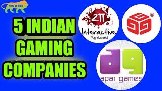 Top 5 Indian Gaming Company || Best Indian Game Developer || HINDI