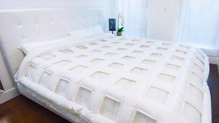 Too lazy to make your bed? Check out SMARTDUVET