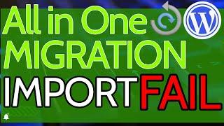 Fixing All in One WP Migration Import Stuck | GUIDE (2024) #wordpress #website #web #webdevelopment