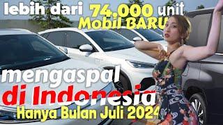 penjualan semua mobil baru yang terjual di Indonesia terbaru bulan Juli 2024