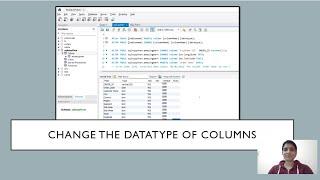 How to Change the datatype of columns in MYSQL table