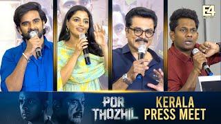 Por Thozhil Movie Team Kerala Pressmeet | Sarath Kumar | Ashok Selvan | Nikhila Vimal | Vignesh Raja