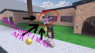 Acting AFK then mopping them!! (Roblox baddies)