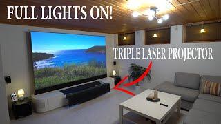 AWOL Vision LTV 3500 review - The brightest 4K Tri Chroma UST laser projector