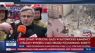 Katowice: odnaleziono ciało drugiej ofiary wybuchu gazu w kamienicy