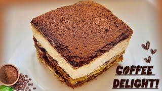 No-Bake Coffee Dessert Recipe | Simple & Easy Coffee Delight