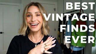 BEST VINTAGE HAUL EVER? | Designer thrifting with Jillian Lansky