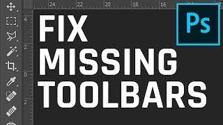 Photoshop Toolbar Missing