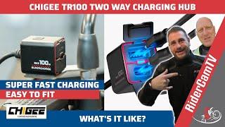 Chigee TR100 Two way charging hub | Super fast charging on the go!