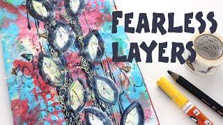 Easy, Fearless Mixed Media Layers