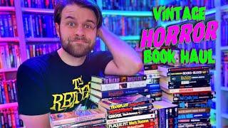 I Bought All the Vintage Horror Books! (GIANT Book Haul)