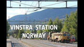 Trains in Norway - very comfortable train in Vinstra