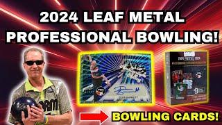 BOWLING CARDS?! 2024 Leaf Metal PBA Hobby Box Review!