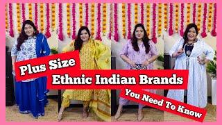 Ethnic wear Indian Brands Plus Size | Style Above Size | Vocal for Local |