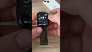 How to find out the maximum battery capacity on an apple watch? #apple #chips #iphone