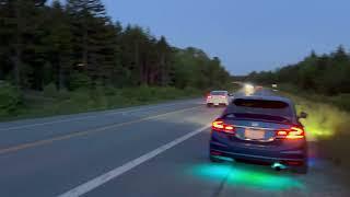 EXHAUST AND DOWNPIPE SOUND 400HP BIG TURBO Mitsubishi EVO