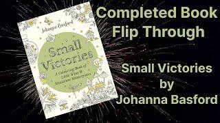 Completed Book Flip Through - Small Victories by Johanna Basford