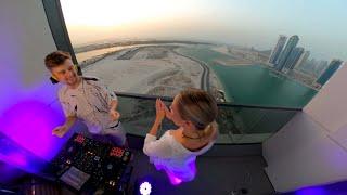 A relaxing House DJ Set with a sunset view on the balcony - DJs Leonica & Ray Ro